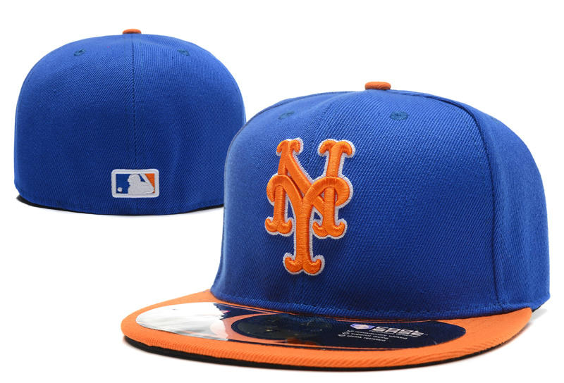 New York Mets Blue Fitted Hat LX 0701